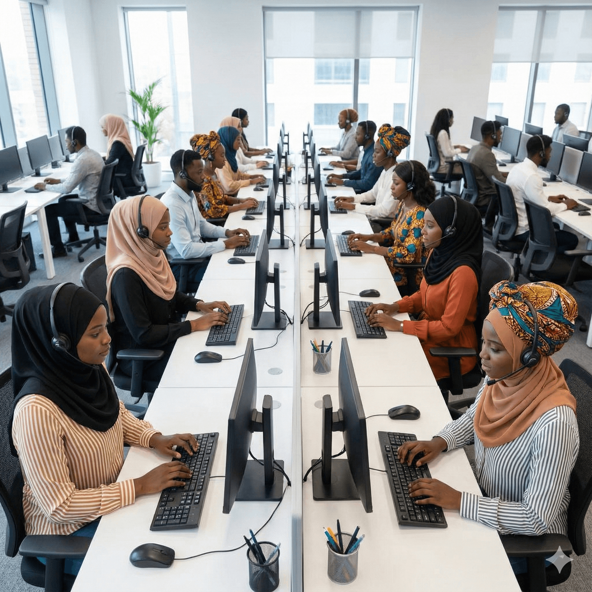 Centre d'appels BPO avec analytics